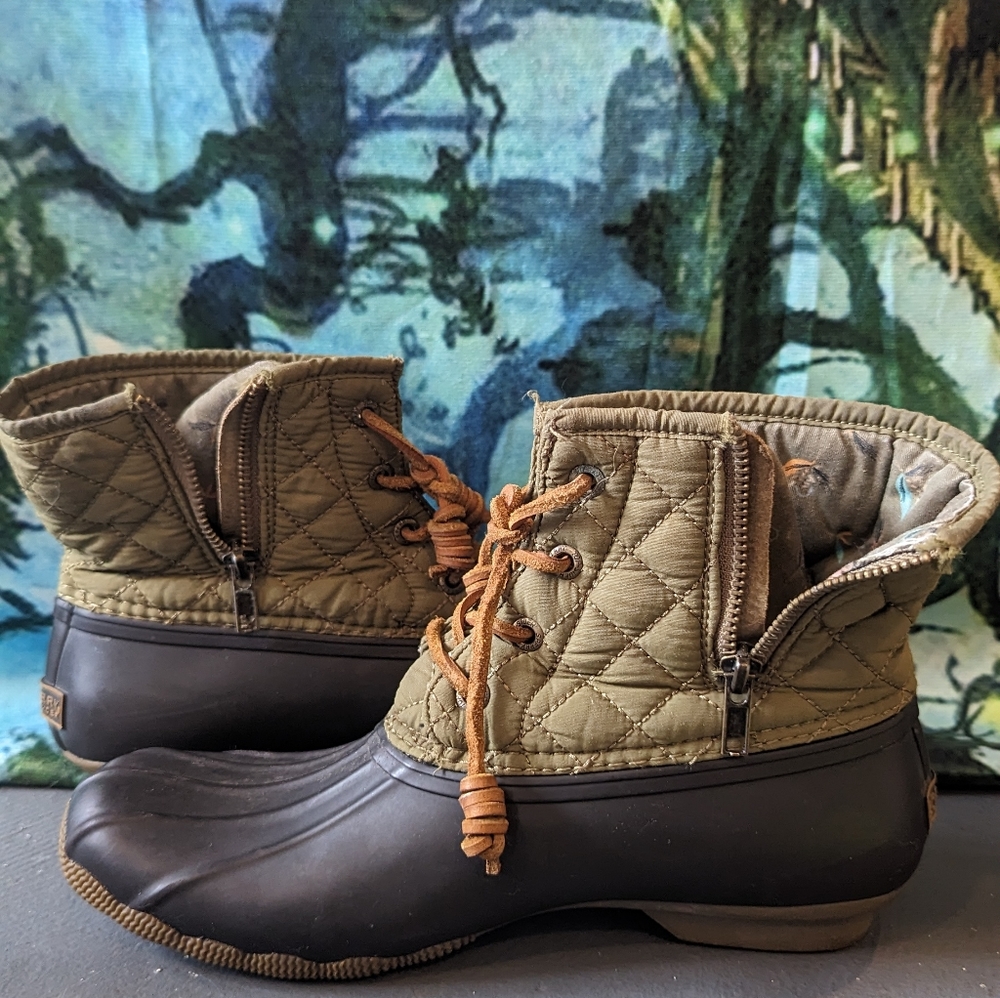 Sperry Saltwater Quilted Duck Boot
